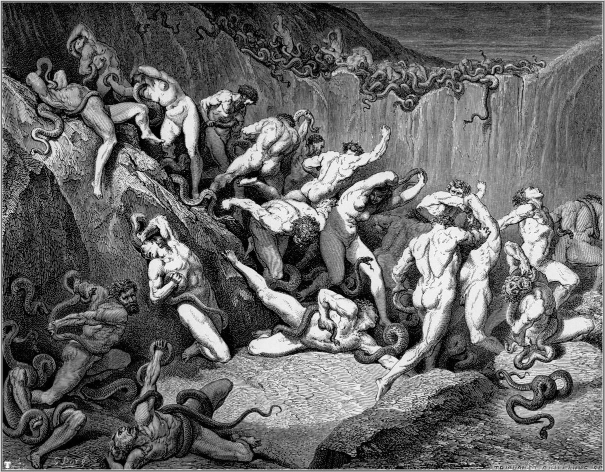 Image result for images of dantes inferno and people in hell